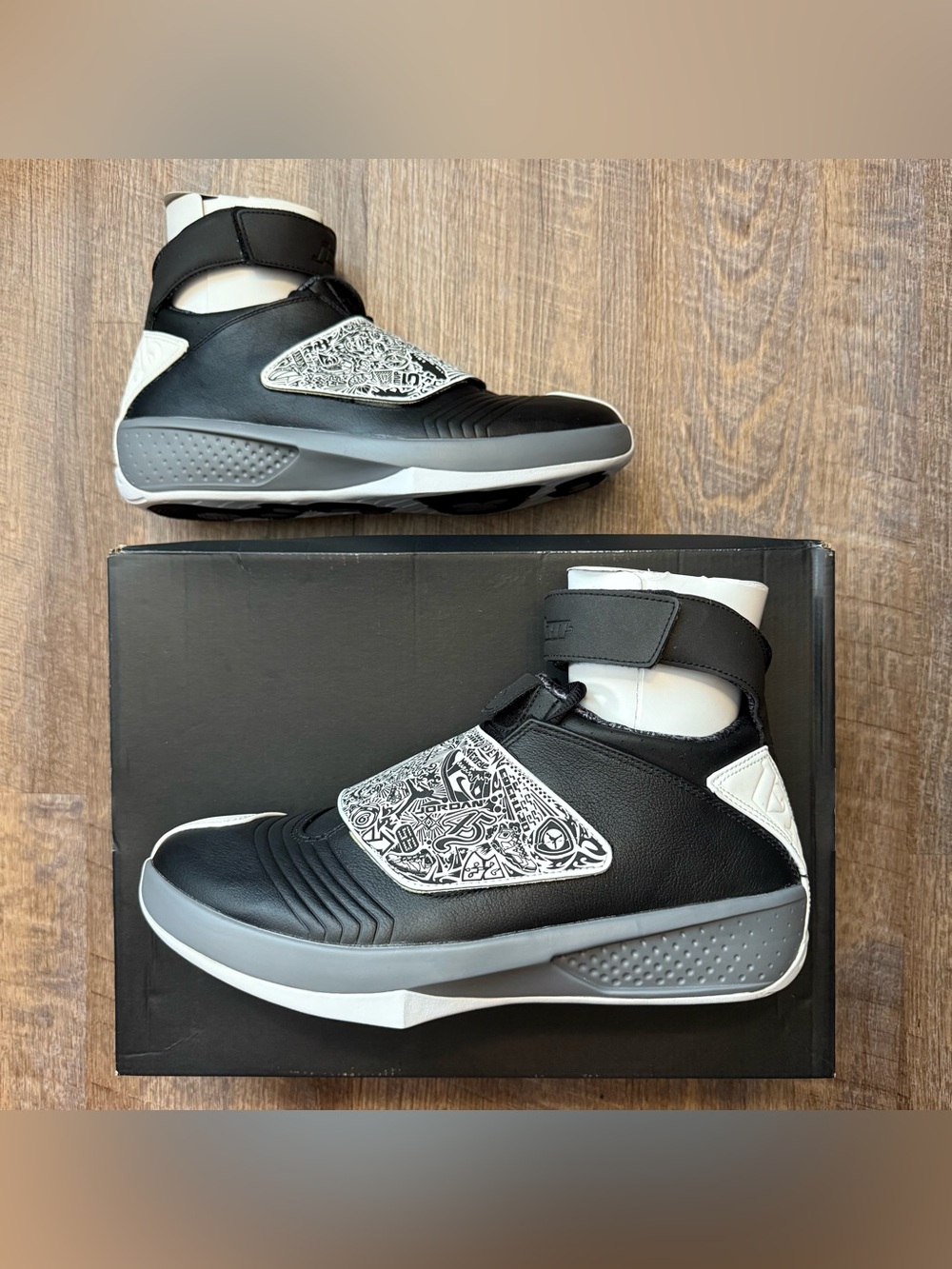 Nike Air Jordan 20 XX Retro Playoffs Black White